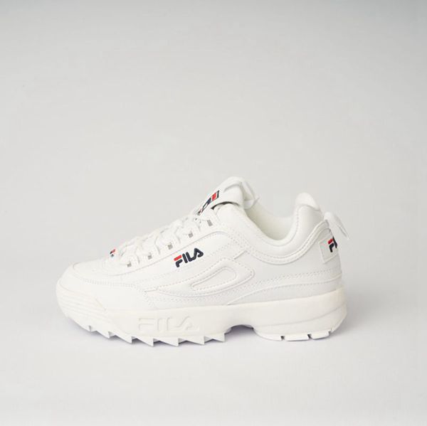 Tênis Fila Mulher Branco/Azul Marinho/Vermelhas - Fila Disruptor 2 Portugal Online,AGEL-90126